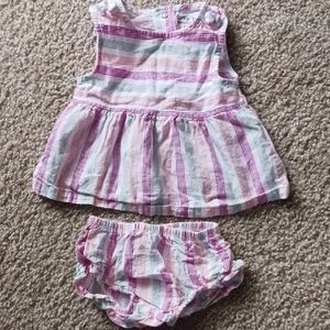 Carter's Baby Girl Dress 2 Pieces Set 9m